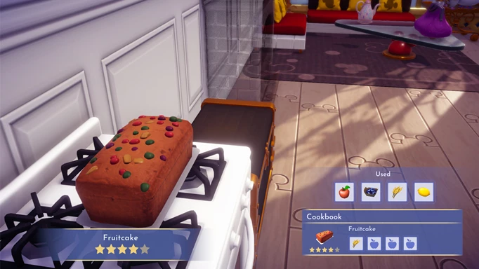 How to make Fruitcake in Disney Dreamlight Valley