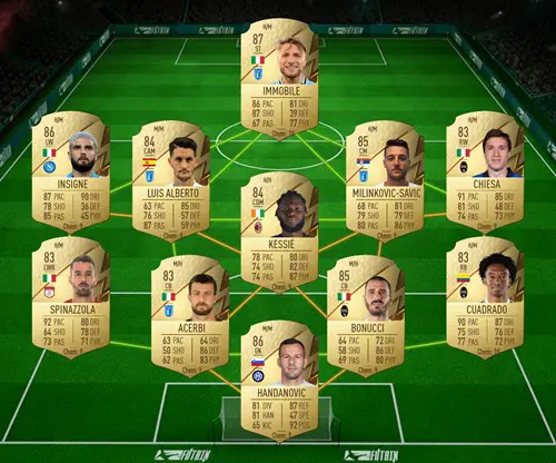 FIFA 22 Lucas Martinez Quarta Shapeshifters SBC Cheapest Solution Serie A