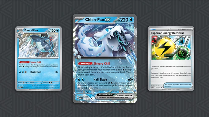 Chien-Pao ex card in Pokemon TCG