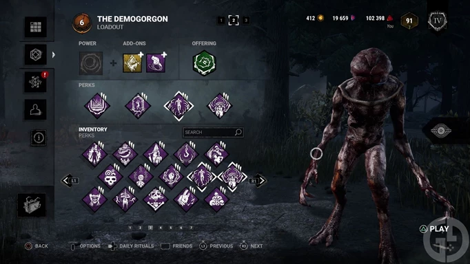 The Blocking Build, one of the best Perk builds to run on The Demogorgon in DbD