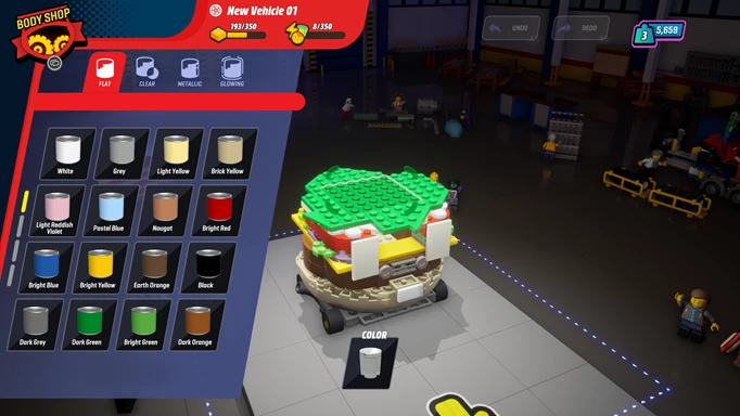 LEGO 2K Drive customization garage