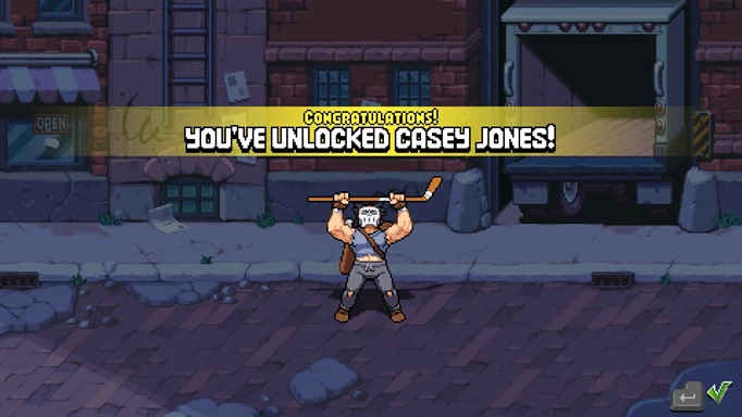 TMNT Casey Jones: How to unlock him