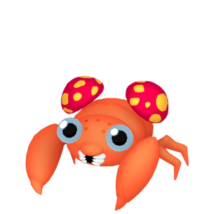 Paras from Pokemon Home.