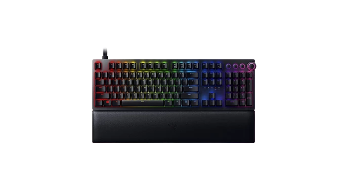 Image of the Razer Huntsman V2 Analog, which is the best Razer gaming keyboard in 2023