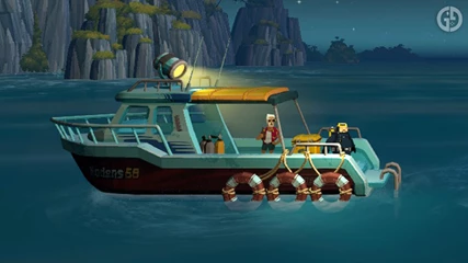 A boat in Dave the Diver