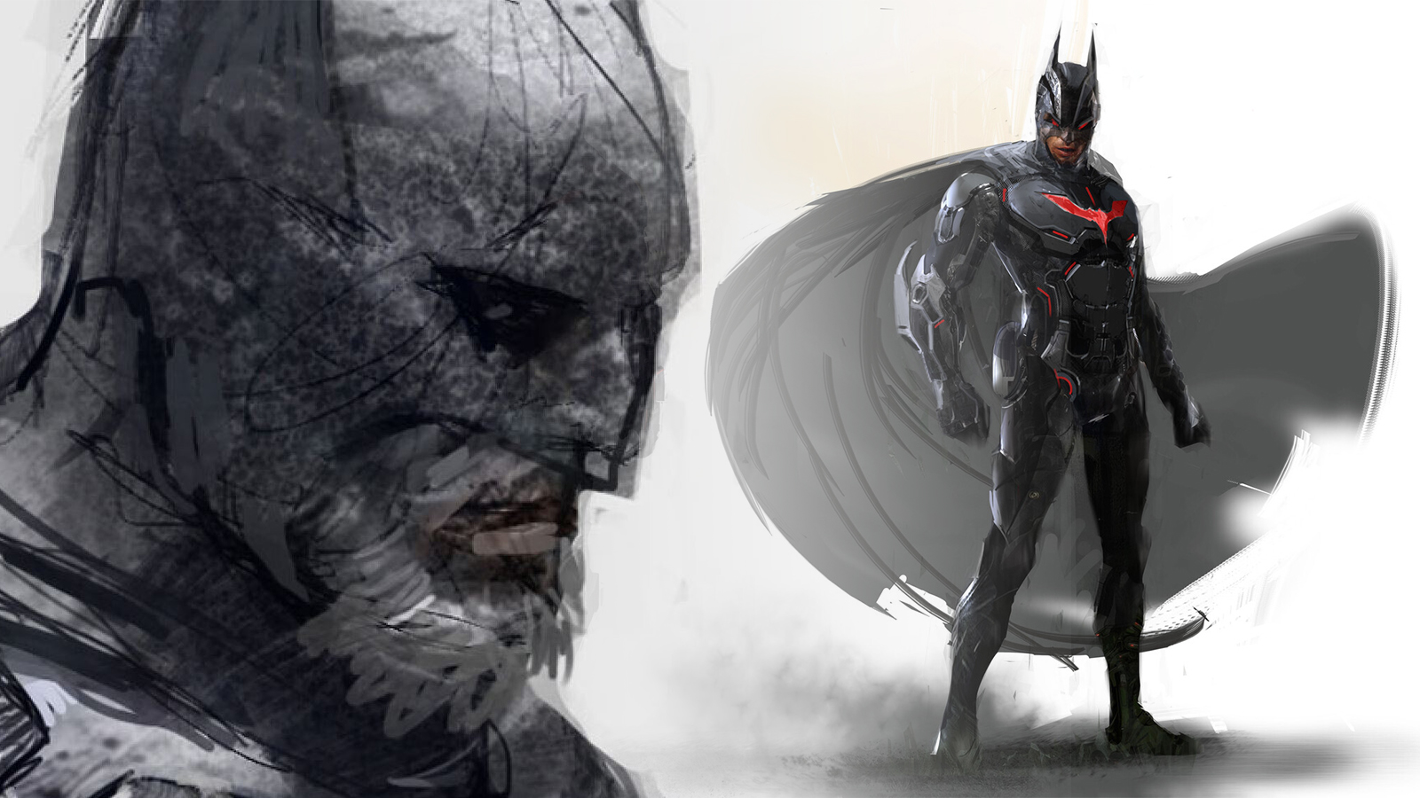 Batman Arkham City Batman Concept Art