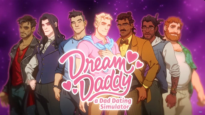 Key art for Dream Daddy, one of the best games like The Sims