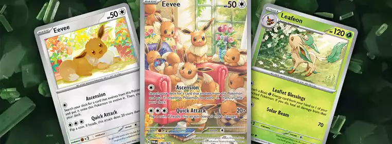Exclusive first look at Eevee cards from Pokemon TCG Twilight Masquerade