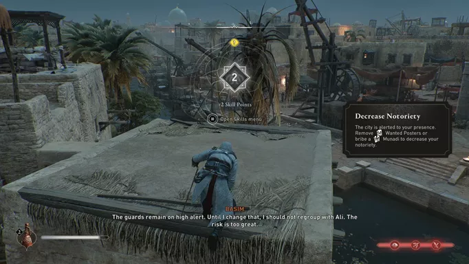 earning Skill Points from a main mission in Assassin's Creed: Mirage