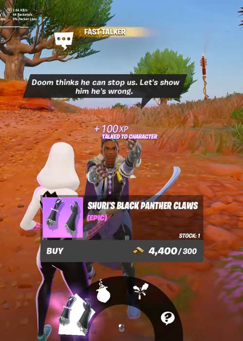 Fortnite Chapter 5 Season 4 Where to find Shuri