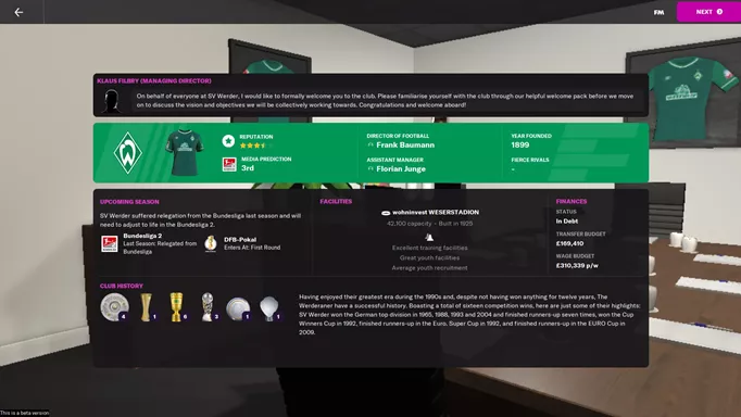 Football Manager 2022 Teams to manage •