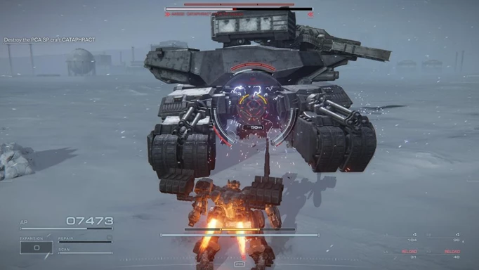 Борьба с катафрактом в Armored Core 6