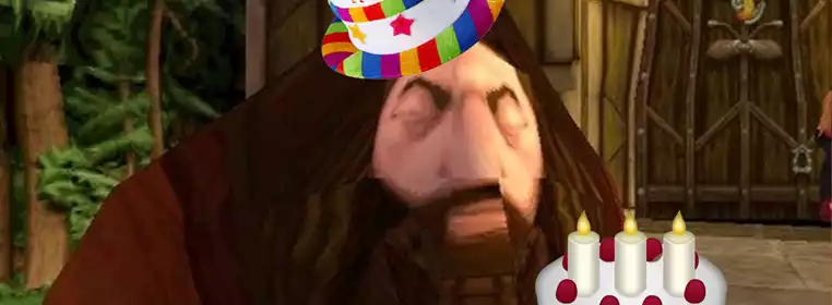 Happy 20th Birthday Low-Poly Hagrid And PS1 Harry Potter