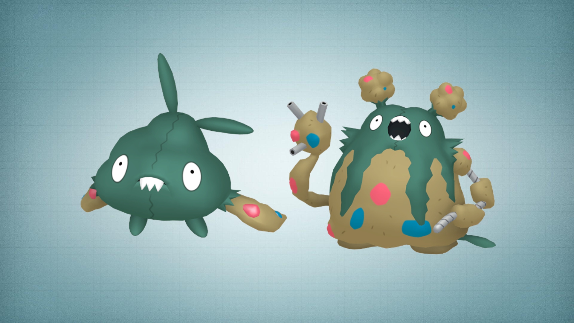 Shiny Smoochum Et Trubbish ✨ - Pokémon Go Mini PTC - Comme Neuf - 2016