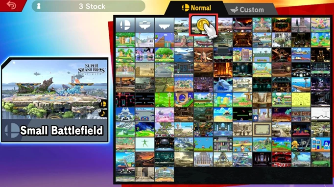 The Small Battlefield stage in Super Smash Bros. Ultimate