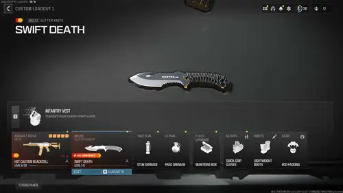 A melee weapon in MW3