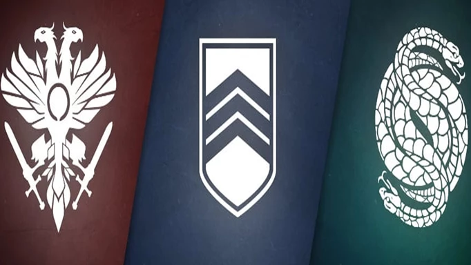 Destiny 2 Two-Tailed Fox Catalyst: The Crucible, Vanguard, and Gambit logos
