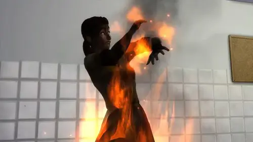 Death by fire in The Sims 4