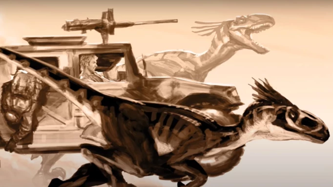 Jurassic World Game Concept Art