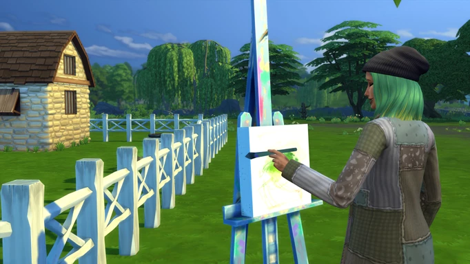 Painting in The Sims 4: Best ways to earn money fast