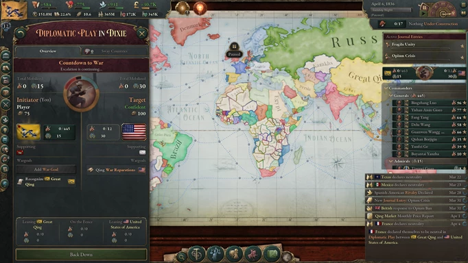 How To Become A Recognised Power In Victoria 3 countdown to war