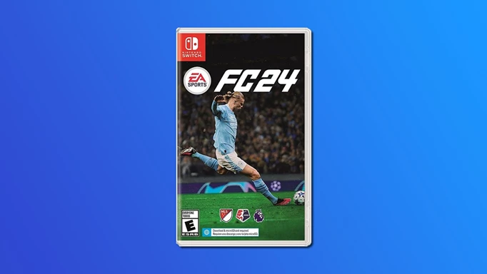 the cover of EA FC24 for Nintendo Switch