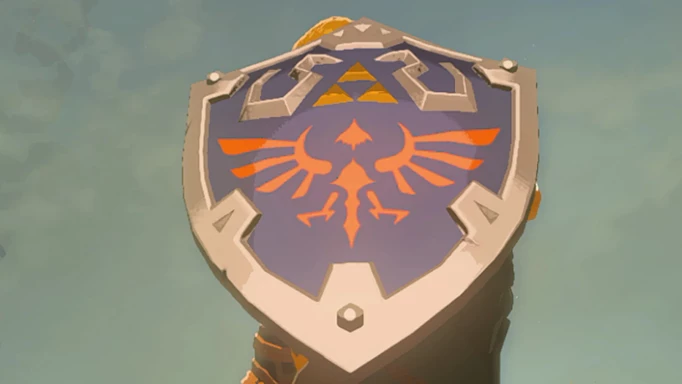 The Hylian Shield in Zelda Tears of the Kingdom