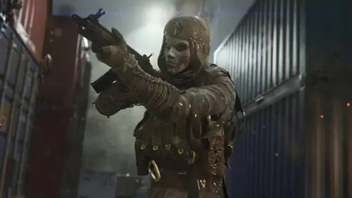 WZ2 Operator equipped with gun