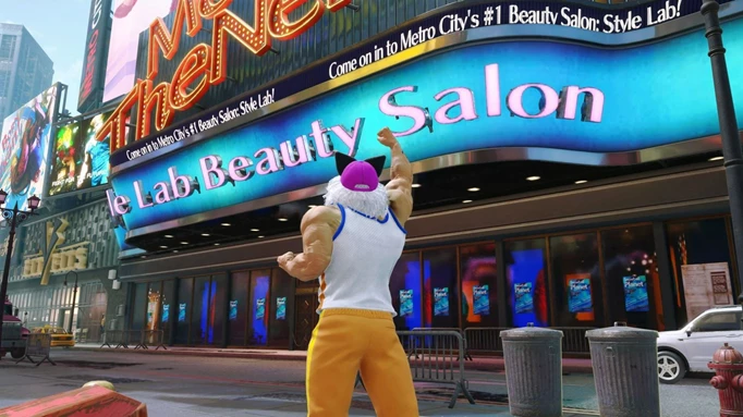 The Beauty Salon in Street Fighter 6 from the outside, where you can customise your avatar appearance