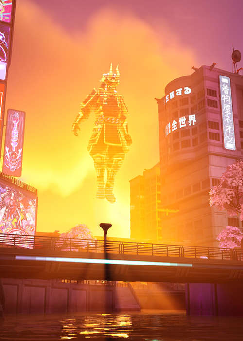 Where to find masked warrior made of light in Fortnite