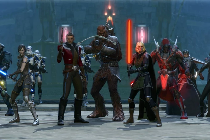 Character in SWTOR, one of the best Star Wars games