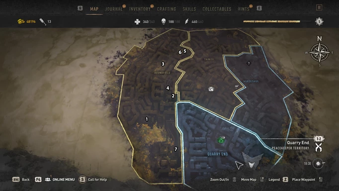 Dying Light 2 Inhibitor Locations Houndfield