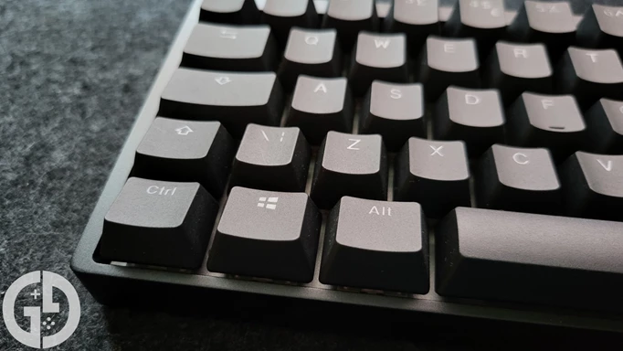 Close up image of the Endgame KB65HE keyboard