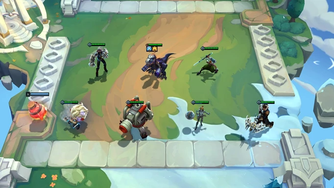 A Piltover team from TFT