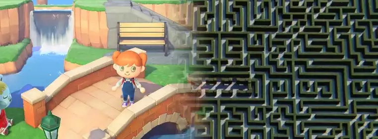 Animal Crossing Player Turns Their Island Into An Unplayable Hedge Maze