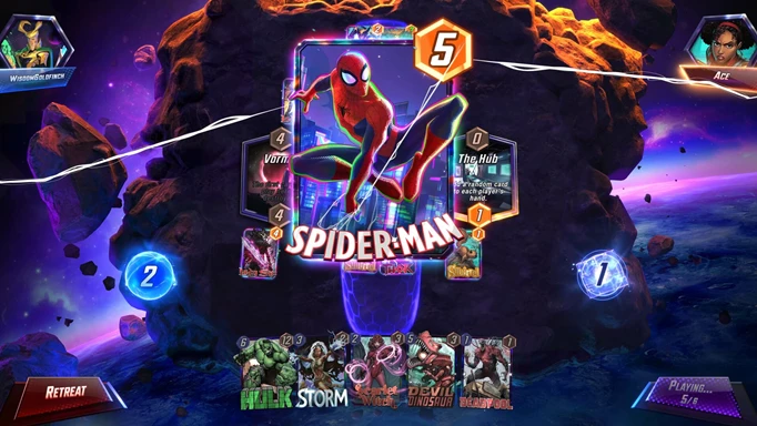 Image of Spiderman in Marvel Snap