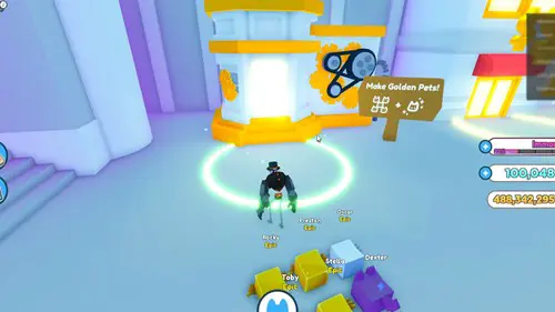 Pet Simulator X: Golden Machine Location