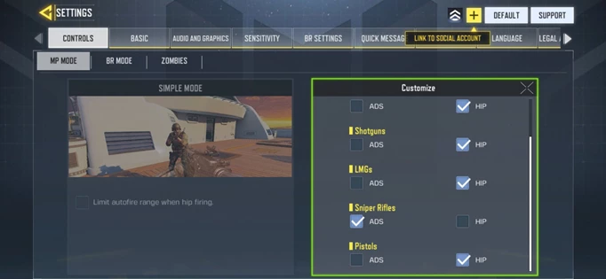 Call Of Duty Mobile Best Settings