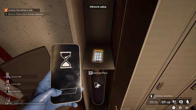 A QR Code in PAYDAY 3