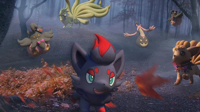 Zorua and other Halloween-themed Pokemon in Pokemon GO