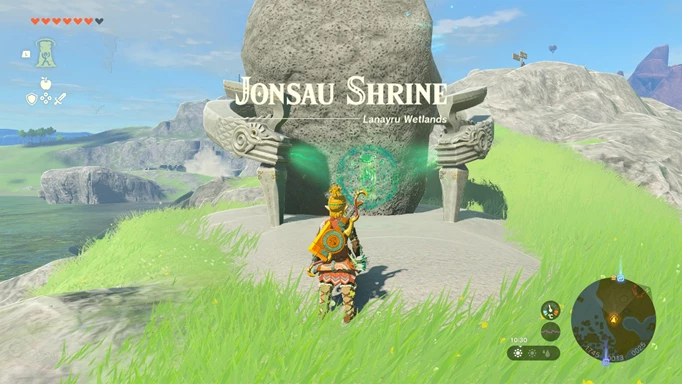 The Jonsau Shrine in the Lanaryu region of Legend of Zelda Tears of the Kingdom