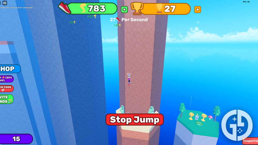 Are there any +1 Jump Every Second codes?
