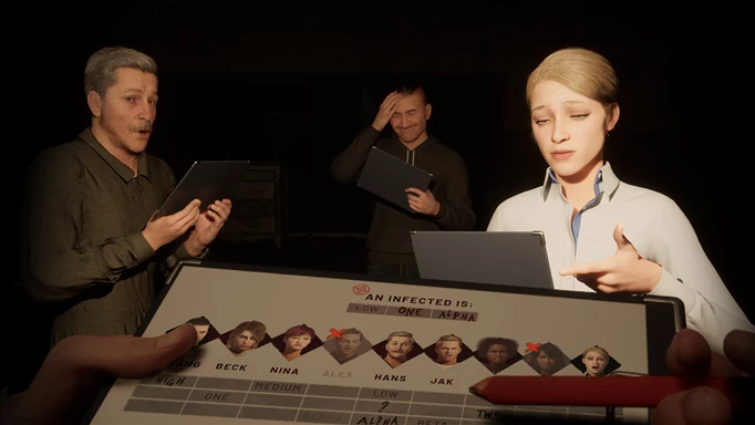 Deceit 2 promo image of Truth Seekers using the medical chart item