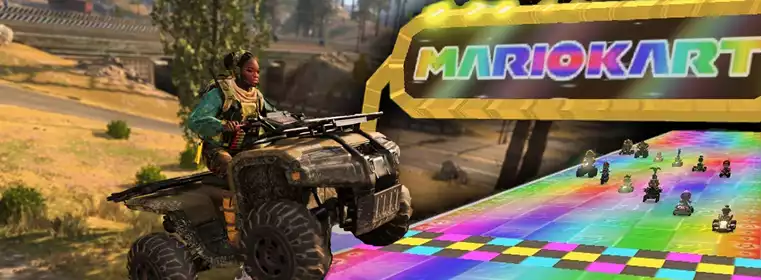 Crazy Warzone Glitch Turns Al Mazrah Into Mario’s Rainbow Road