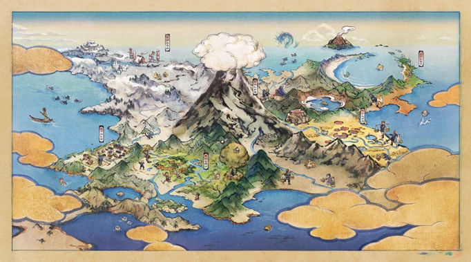 Pokemon Legends Arceus map: Hisui region