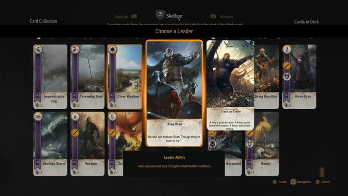 The Witcher 3 Gwent Tips: Save The Strongest Cards