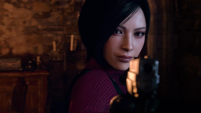 Key art of Ada Wong in Resident Evil 4 Remake