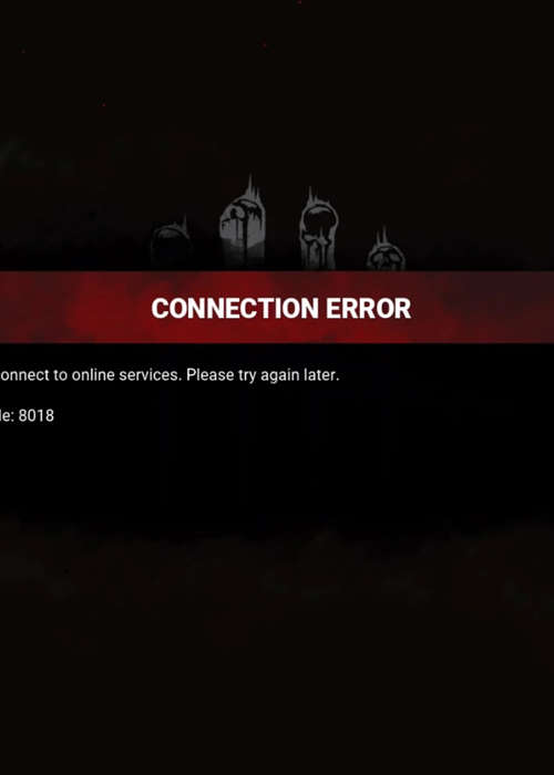 How To Fix Dead By Daylight Error Code 8018