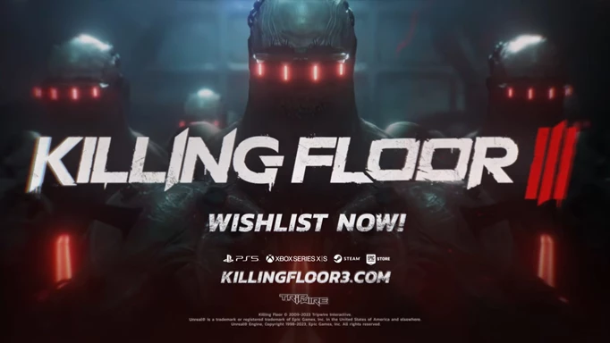 a screenshot from the Killing Floor 3 announcement trailer