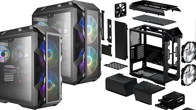 Image of the Cooler Master MasterCase H500M, one of the best airflow PC cases